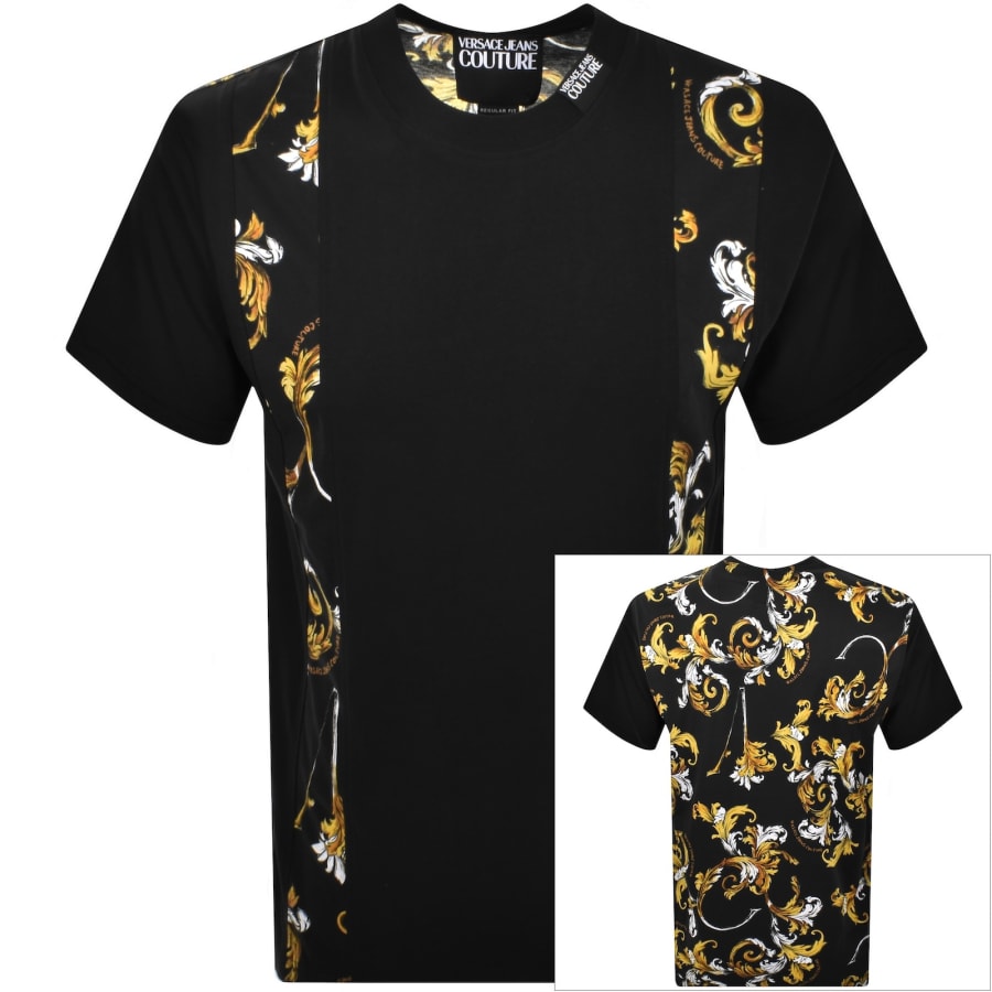 Versace Jeans Couture Regular Fit T Shirt Black | Mainline